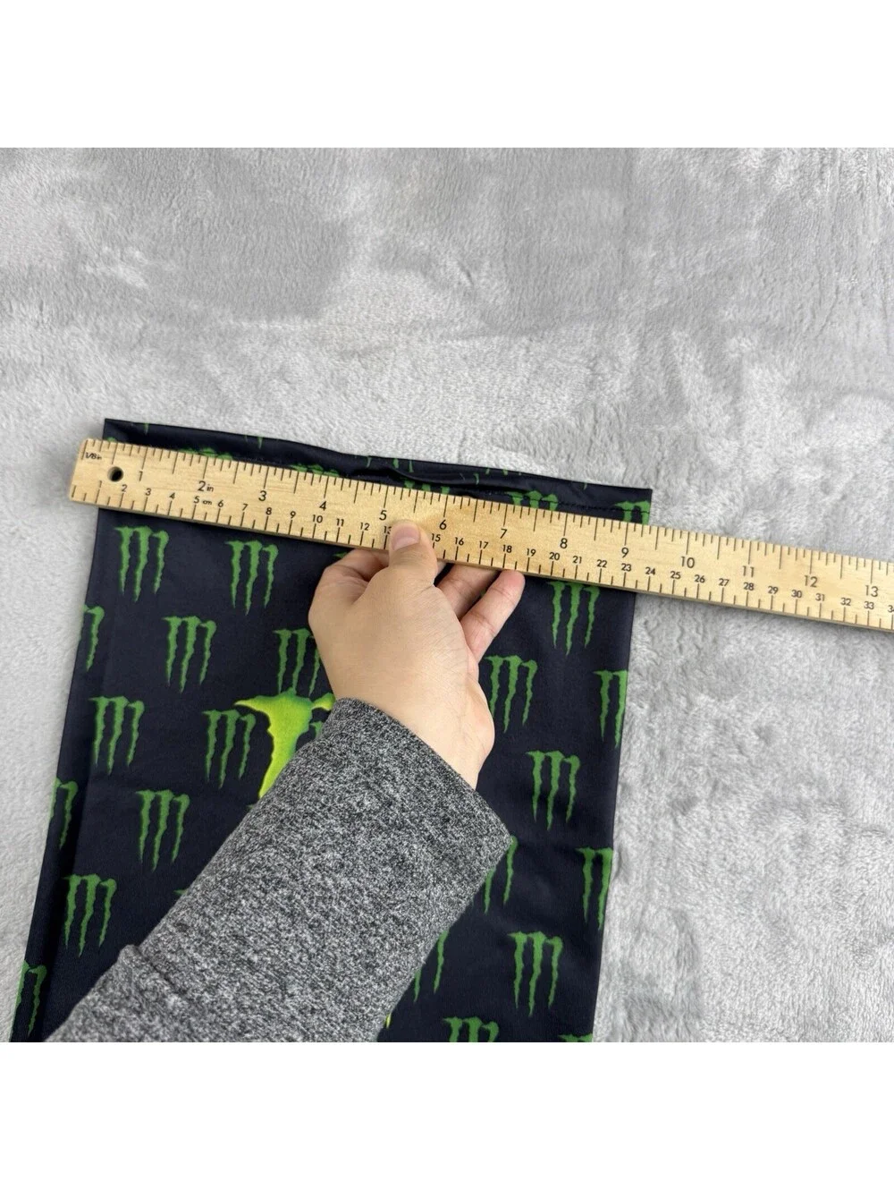 Monster Energy Neck Gaiter Face Cover Black Green Motorcycle Racing Tube Scarf
